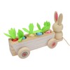 Toddler Radish Matching Car Toy Baby Safe Infant Robust Wooden
