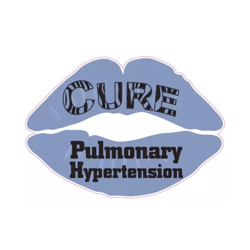 Barbs Beads Cure Pulmonary Hypertension Lips Decal