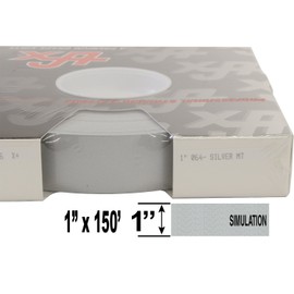 Universal One Inch Solid Stripe Auto Truck Customizing - TFX 0116064-1" x 150' - 064 - Silver Metallic