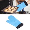 Silicone Oven Mitts with Cotton Heat Insulated Anti Scalding Baking