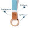 SENLLY Neck Strap Lanyard Strip with Genuine Leather for Keys,