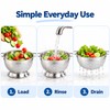 Stainless Steel Colander for Washing Vegetables and Draining Pasta –