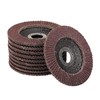 Pack of 10 flap washers, diameter 125 mm x 22.23
