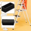 DOITOOL 4pcs Stair Mats Extension Ladder Non- Skid Ladder Foot