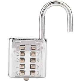 Socobeta Digital Padlock 10 Digit Combination Code with Dedicated Button for Blind People Smart Door Lock
