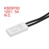 uxcell Normally Close Temperature Switch, 120℃ N.C 5A Thermal Switch