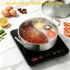 DELARLO 8QT Stainless Steel Hot Pot Induction Shabu Shabu Pot
