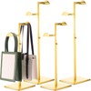 Hicarer Stainless Steel Purse Display Stand Adjustable Height Handbag Display