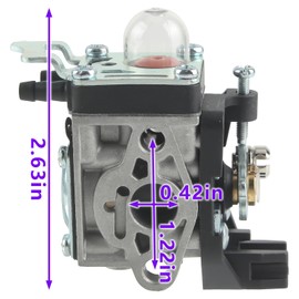 Carbhub SRM 2620 Carburetor Fit for Echo SRM-2620 SRM-2620T PPT-2620 Trimmer for Shindaiwa T262X C262 LE262 Trimmer Brush Cutter Replace Part A021004601 A021004600