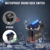 12v Rocker Switch Waterproof 5 PCS - 12 Volt Toggle