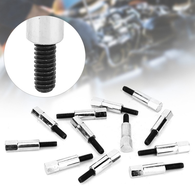 12pcs Chrome Valve Cover Bolt Set Fit for FORD 289