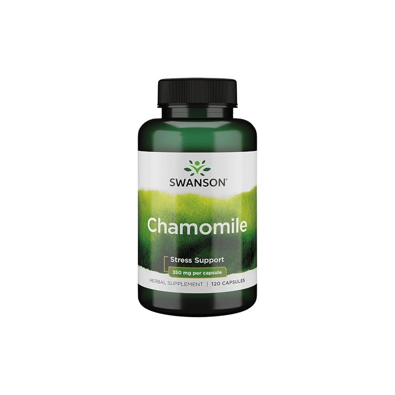 Swanson Chamomile Stress Support - Made with German Chamomile Flower