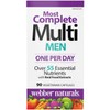 Webber Naturals Men's Most Complete Multi, 90 Vegetarian Capsules