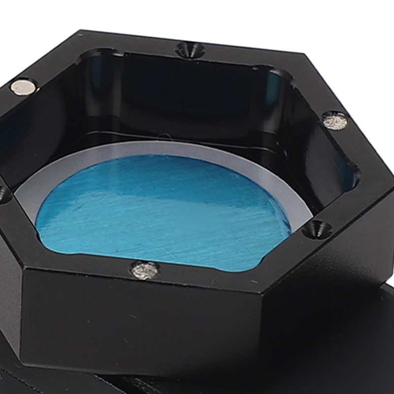 Mini Portable Magnetic Billiard Cue Chalk Case Black Billiard Cue