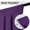 OYRING Blackout valances for windows Energy Efficient Rod Pocket Curtain