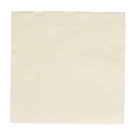 Caspari Paper Linen Solid Cocktail Napkins in Ivory - 15 Per Package, 4 Packs