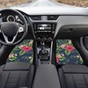 BENXINYA Floral Plant Car Mats Set of 4 Hawaiian Tropical