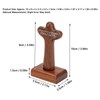 Wood Cross Tabletop Decor Hand Crafted Surface Polishing Sturdy Durable