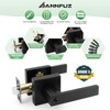 ANNFUZ Entry Door Handle with Lock and Keys,Front Door Exterior