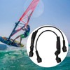 2PCS 28-34inch Black Adjustable Safety Windsurf Harness Leash Surfboard Surfing