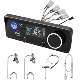 Upgrade Digital PID Controller (Non-WiFi) For Pit Boss PB1600CS PB1500NX PB1250CS with Ignitor RTD Probe Sensor Meat Probe, Fit for Most Pit Boss Rectangle Controller Grill with 1200+ sq Inch Capacity