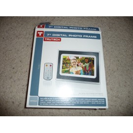 TruTech 7-Inch Digital Photo Frame - Black/White (A60P0315)