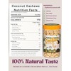 Gold Cashew Coconut Cashews - Snacks for Adults, Whole Nuts