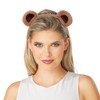 Vonokee ﻿Brown Bear Ears Headband Costume, Cute Care Movable Face