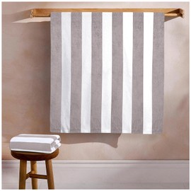 GC GAVENO CAVAILIA Microfiber Beach Towel Large - Super Absorbent Sand Free Beach Towels - Extra Large Beach Towel for Adults (100x200 cm) - Soft, Compact, Lightweight (1 Piece) - Light Grey