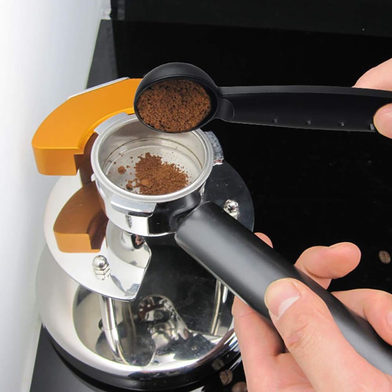 Coffer Tamper, Multifunctional Espresso Tamper with 10g Measuring Spoon, Coffee