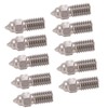10pcs Stainless Steel High Flow Nozzle Kit High Temperature 0.4mm