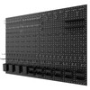 Daanxw Metal Peg Board Kit with 1/4" Pegboard Accessories, 6