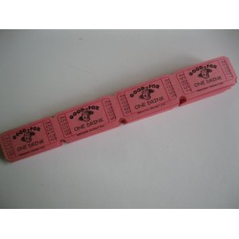 500 Pink Good For One Drink Consecutively Numbered Raffle Tickets