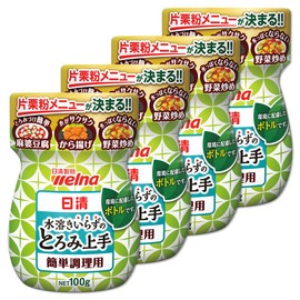 Nisshin Water Does Not Need to Melt, Good Thickness, 3.5 oz (100 g) x 4 Bags