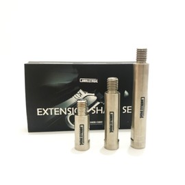 Chanllenwil Rotary Stainless Steel Extension Shaft Set, 5/8” Thread Interconnectable 2in, 3in, 5in, Polisher Buffer Polisher Buffer, Car Polishing and Angle Grinder Extension