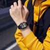 MASTOP Retro Square Digital Watch with Temperature Display Unisex 7.5Inch