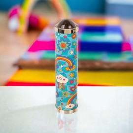 MIJOMA Nostalgic Kaleidoscope - For Children & Adults - Fantastic Colours, Patterns & Landscapes - Paper, Glass, Pewter - 14 cm Long Diameter 3.5 cm - Perfect as a Gift & Fun (Good Vibes)