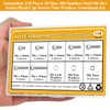 118 Pieces M6 Screws Nuts Washers Set, Sutemribor M6 x