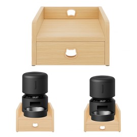 Raised Pet Feeder Stand for Cats & Dogs Neck Health, Holder for Pet Automatic Feeders, Pet Water Dispenser Stand, Adjustable Height Elevated Shelf for Petlibro and Most Pet Feeders