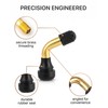 TISCH PVR60 Motorcycle Tyre Valve 2x 90° Angled Brass Valve
