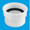 McALPINE 1¼" European to UK Waste Outlet Adaptor Flush Coupling