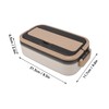 304 Stainless Steel Bento Box Adult Lunch Box Single Layer