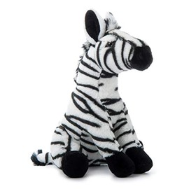 The Petting Zoo Zebra Stuffed Animal, Gifts for Kids, Wild Onez Zoo Animals, Zebra Plush Toy 12 inches