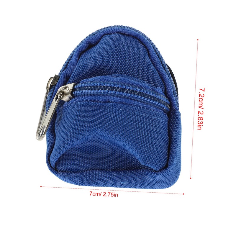 Toyvian Decor Backpacks Photography Props Mini House Doll Backpack Mini