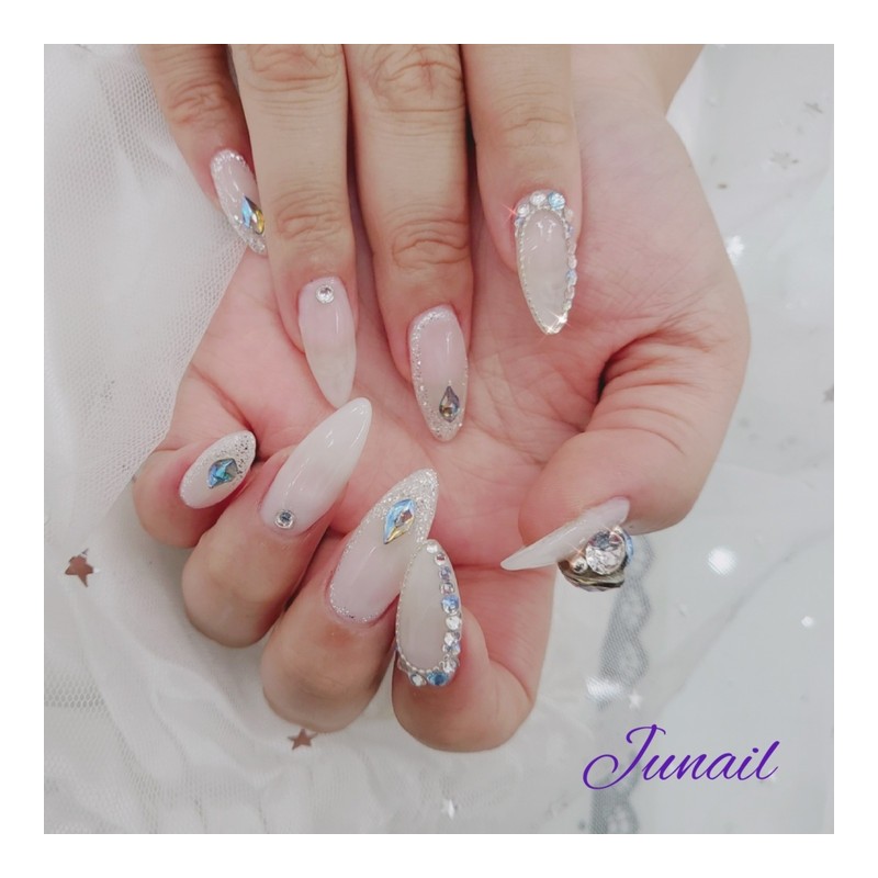  Invitation handmade nail tips ✨ - Long Oval /
