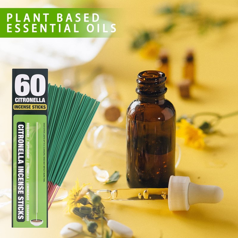 Citronella Incense Sticks 60 Pieces per Box - Outdoor Citronella