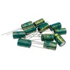 Cermant 10pcs 16V 680UF Capacitor 8x12mm(0.31x0.47in) High Frequency Aluminum Electrolytic