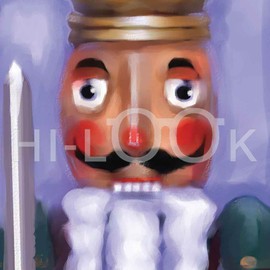 Hi-Look Microfiber Cleaning Cloth - Nutcracker
