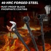 HAUTMEC 12inch Spud Ratchet Wrench Set(3 PCS), Includes 3/4" x