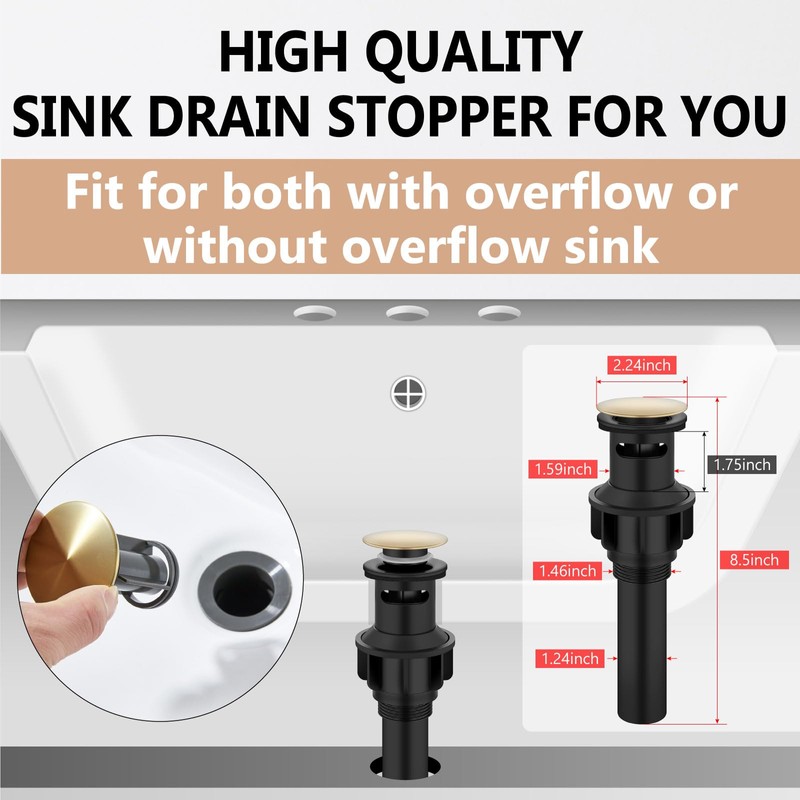 GBBNE Bathroom Faucet 4 Inch Centerset 3 Hole,Double Handle Faucet